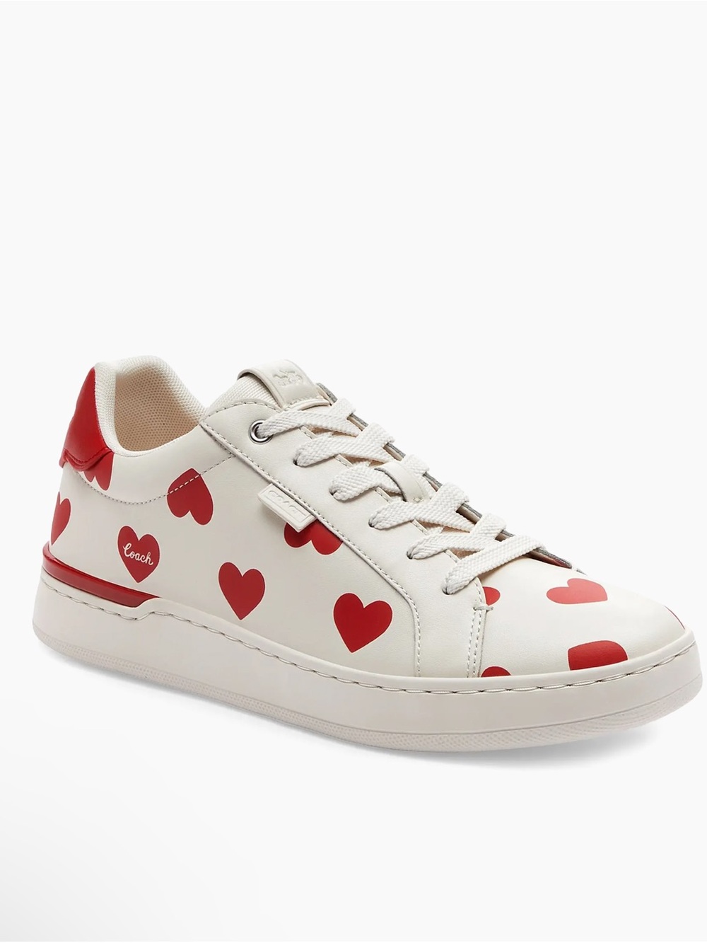 Coach lowline heart leather sneakers